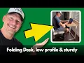 Best low profile Folding Desk 31 5 in natural white 4NM review
