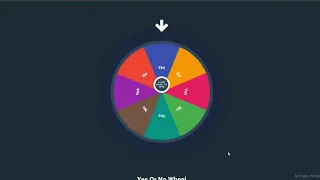yes or no wheel Decision making wheel yesornowheeldecide com