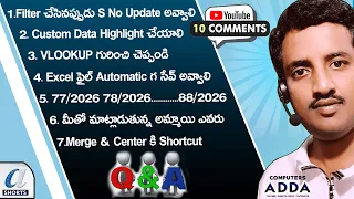 ✅ Q & A Episode -2 🤔10 YouTube Comments 👉 My Answers || Computers Adda App