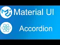 Material UI - Accordion