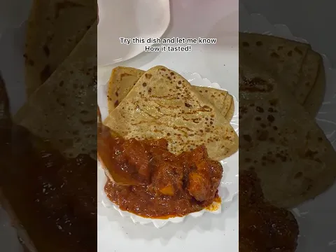 Spicy Red Chicken curry 🍗+ Quick 5 min dough kneading hack