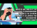 Choosing Companion Objects for Singleton Pattern - When and Why