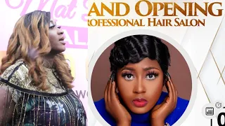 great achievement in nollywood actors kemi taofeek opens a multi million mat beauty palace in lagos