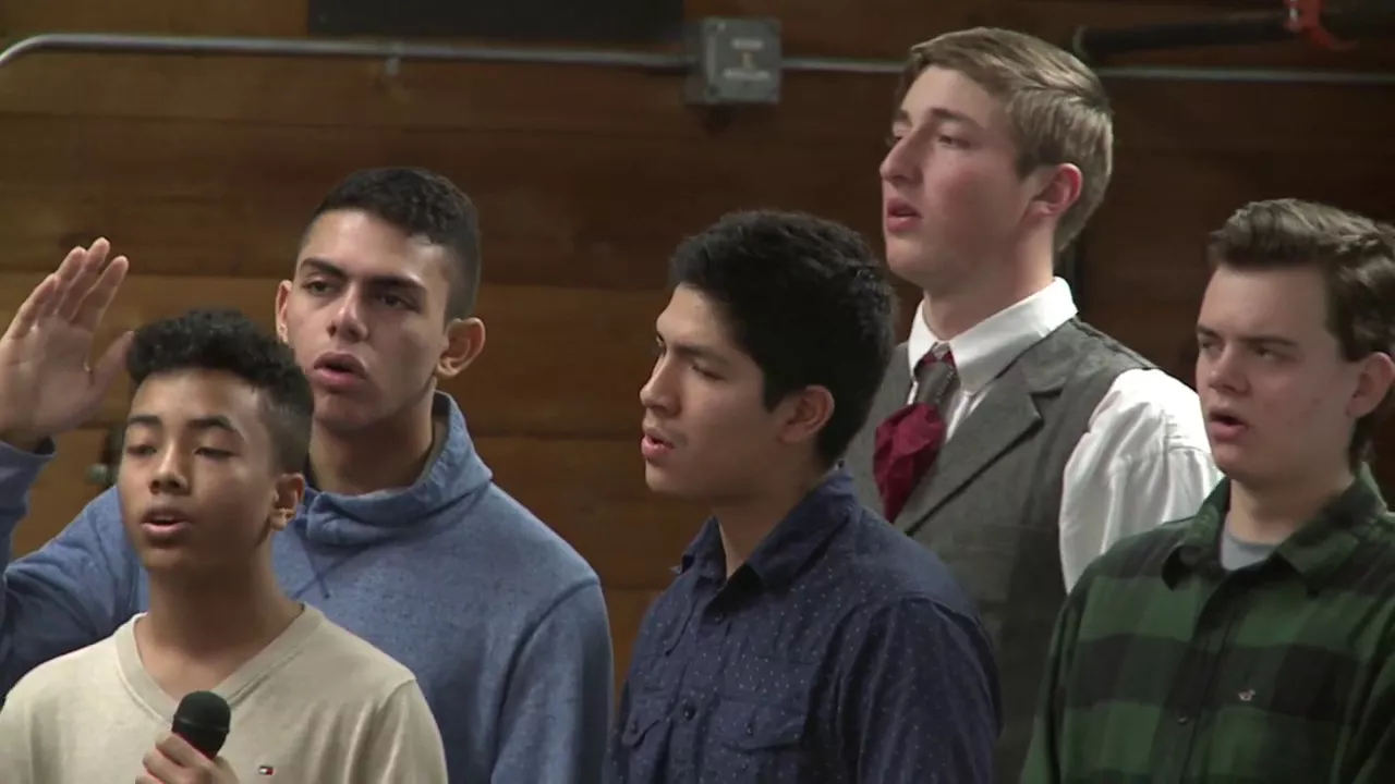 The Battle Is The Lord's : By Bro Ryan Hayes singing with Choir