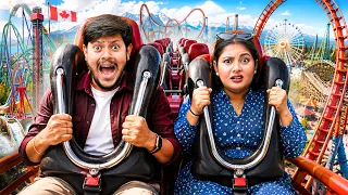 কানাডার সবচেয়ে ভয়ংকর Roller Coaster এ উঠলাম! 😱🎢 | Canada’s Wonderland | Rakib Hossain