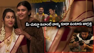 Odela Railway Station Movie Bhupal Raju Misbehaving To Marriage Girl Scene || Hebah || Matinee Show