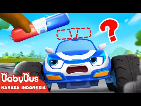 Download MP3 Dimana Sirene Mobil Polisi ? 🚨| Kartun Mobil Polisi | Truk Monster | BabyBus Bahasa Indonesia