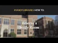 How to Reserve Rooms in Central Library