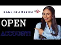 Open Bank Of America Checking Account 2025