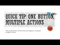 One Button Multiple Actions - Using Shortcuts and Triggers in vMix