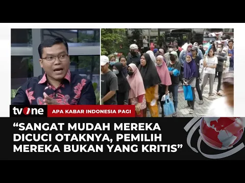 Penjelasan Analis Politik soal Bansos di Musim Pemilu