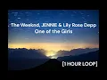 Download Lagu The Weeknd, JENNIE \u0026 Lily Rose Depp - One Of The Girls [1 HOUR LOOP]