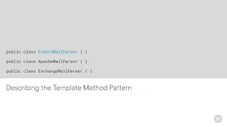 2 Describing the Template Method Pattern