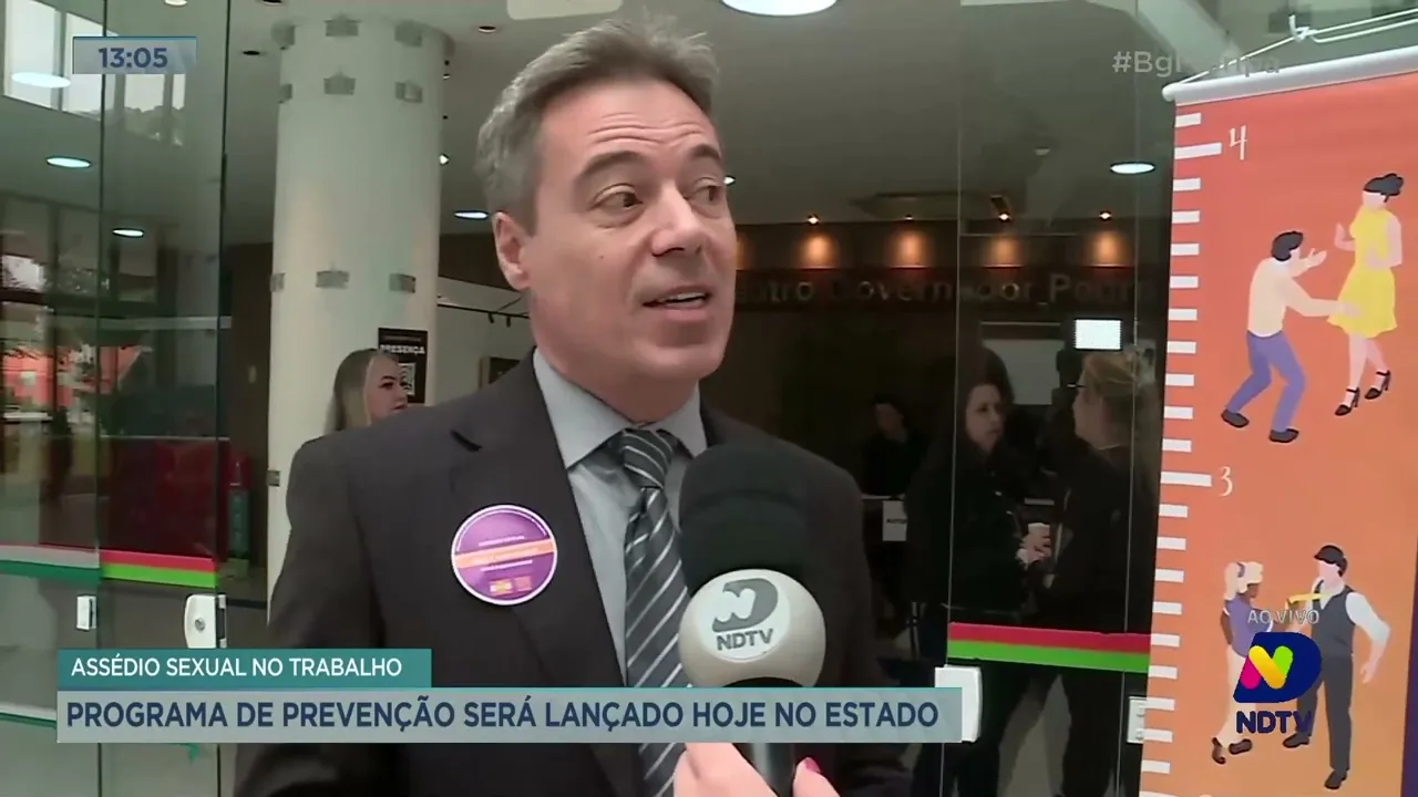 Programa de prevenção ao assédio sexual no trabalho é lançado nesta terça-feira, em SC