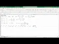 Muller Method on Excel