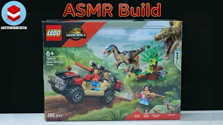 LEGO Jurassic World 76972 Raptor Off Road Escape ASMR Build