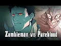 Zombieman vs Pureblood Onepunchman s3 ep10 fan animation