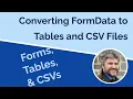 Turning Form Data to CSV files with JavaScript