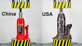 HYDRAULIC PRESS VS JACKS USA AND CHINA