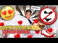 SERVING MY BOYFRIEND BREAKFAST WHILE WEARING NO CLOTHES!!!