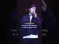 Lee MinHo 2025 Asia Fan Meeting in Macau (clip 10). #leeminho #shorts