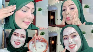 مقشر وماسك داومي عليه في فصل الصيف تفتيح وتبييض فوري وشد البشرة قسما بالله من أول إستعمال 