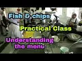 UNDERSTANDING THE MENU FISH CHIPS