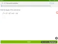 IXL Algebra 2 K 1 - Polynomial Vocabulary