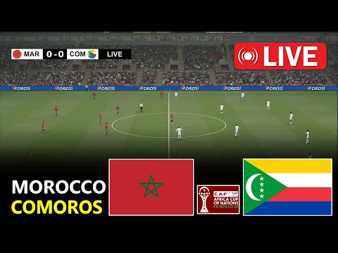 Video Thumbnail: Morocco vs Commores | CAF Africa Cup Of Nations 2025 | PES 21 Simulation Gameplay