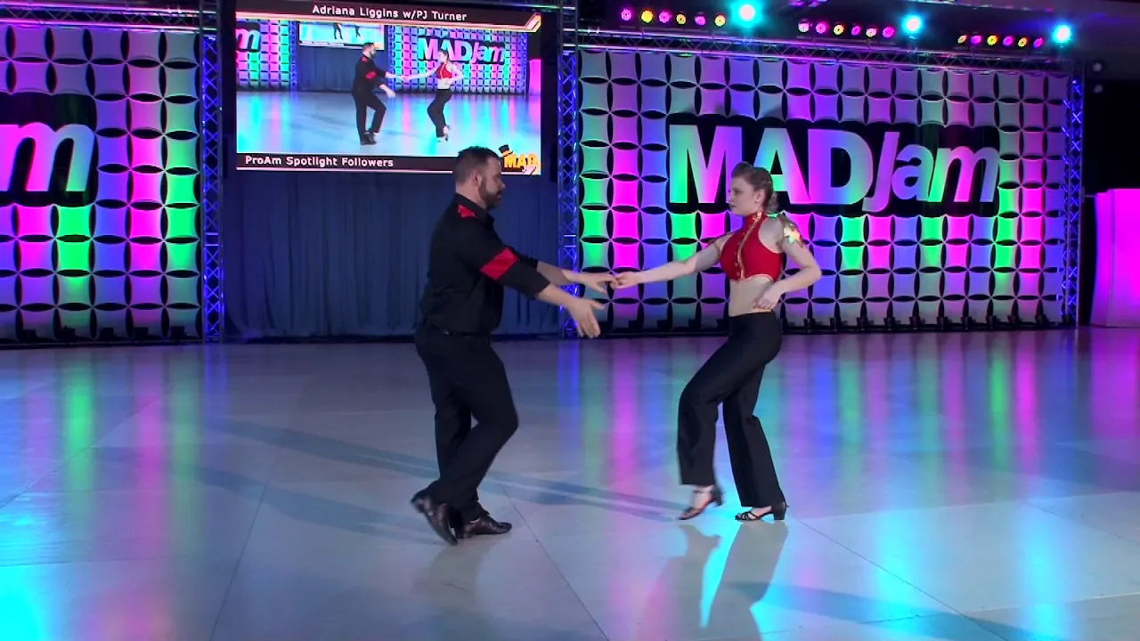MADjam 2018 Pro Am Spotlight Follower Adriana Liggins with PJ Turner