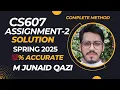 CS607 Assignment 2 Solution Spring 2025 100 Correct VU CS607 Artificial Intelligence
