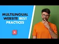 How to Build the Best Multilingual Website Multi Language Website Best Practices