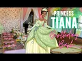 DISNEY PRINCESS PARTY PRINCESS TIANA PARTY IDEAS AND DECORATIONS FLOWER WALL BACKDROP