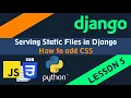 Serving Static Files in Django - How to add CSS to your Python Django Project