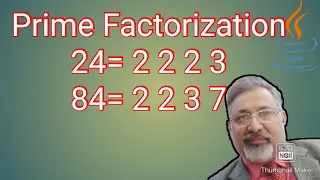 prime factorization recursion java ISC icse class 10 class 11 class 12