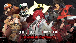 GUILTY GEAR Collab All Operation Playthrough CounterSide Global