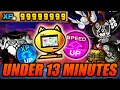 How fast can you farm for 99999999 XP Battle Cats