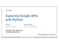 BayPiggies August 2016 Talk by Wesley Chun at LinkedIn Exploring Google APIs with Python