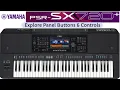 Yamaha PSR-SX720 Electronic Keyboard Panel Buttons and Controls of Yamaha PSR SX720 PSR SX720