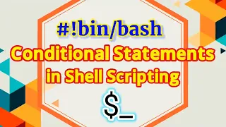 12 Conditional Statement in Shell Script Shell Scripting Tutorial for beginners