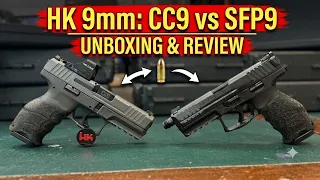HK CC9 || HK USP Compact || HK P8 A1 || HK SFP-9 9mm Pistol Unboxing and Review. #9mmpistol #hksfp9 