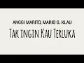 Download Lagu ANGGI MARITO, MARIO G. KLAU - Tak ingin Kau Terluka | Lirik