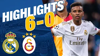 GOALS AND HIGHLIGHTS Real Madrid 6 0 Galatasaray 