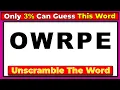 Guess The Correct Word Unscramble the 5 Letter - Guess the Word Challenge 137