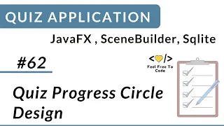 Quiz Progress Design - Javafx Quiz Applications