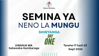 1. NGUVU ZA KUTAMKA IMANI YAKO KUONDOA KIZUIACHO KESHO YAKO //  MWL CHRISTOPHER MWAKASEGE.