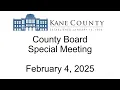 Kane County Board Special Meeting February 4 2026