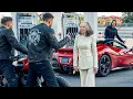 Bikers Harass Woman at Gas Station Unaware It s Keanu Reeves Mother