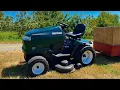 Vintage 1998 Craftsman GT Garden Tractor Review - Beast Of A Tractor