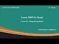 String interpolation in PHP PHP tutorial in hindi
